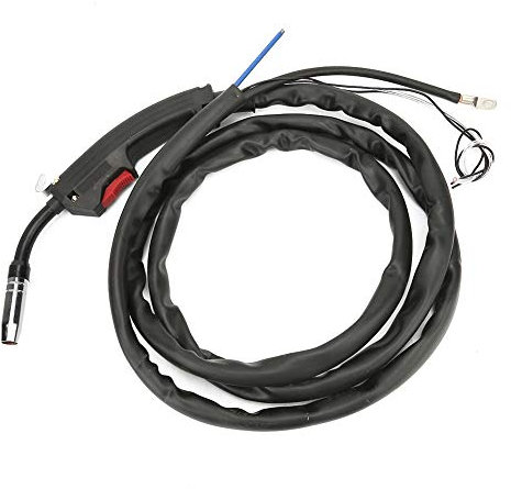 Gind Torcia MIG, pistola saldatrice manuale da 2 metri, protezione gas CO2 ad alta efficienza per filo di saldatura da 0,8-1,2 mm