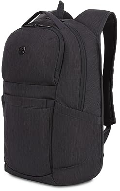 SwissGear 8183 Laptop Backpack, Charcoal Heather, 18 In
