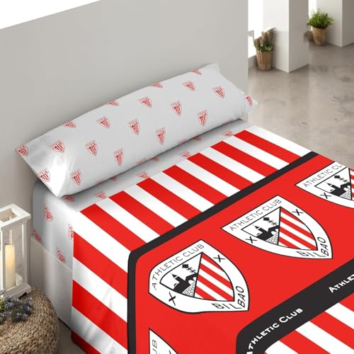 ASDITEX Juego de sábanas 3 Piezas Athletic Cama 90 cm. (sábana 160x270 cm.-Bajera 90x200+28 cm. y Almohada 45x110 cm.)