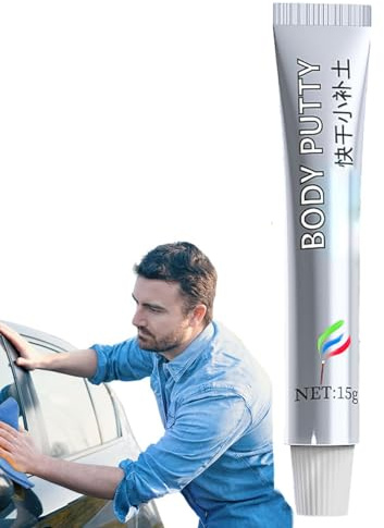 Stukkatur-Füller für Auto-Kratzer - Staubabweisendes Auto-Kratzentfernungs-15 g | Karosserie-Füller für Auto-Dellen | Kratzfester Lack-Füller für Autos | Reparatur-Set für