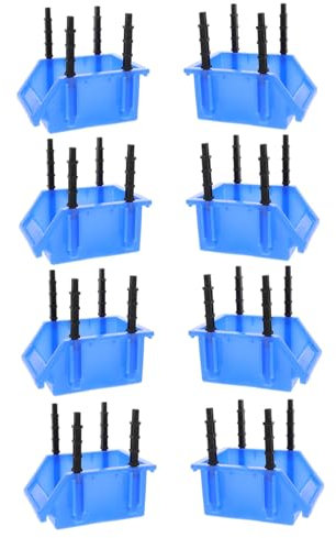 PLAFOPE 8pezzi Contenitori Per e Bulloni Organizer Impilabili Per Officina e Garage Scatole Stoccaggio Versatili Per e Accessori Te