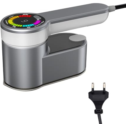 Ferro da Stiro, 1200W Ferri Stiro Vapore Viaggio con 6 Modalità di Stiratura Intelligenti, Stiratrici Portatile con Serbatoio da 120 ml e Display a LED per Viaggio e Casa