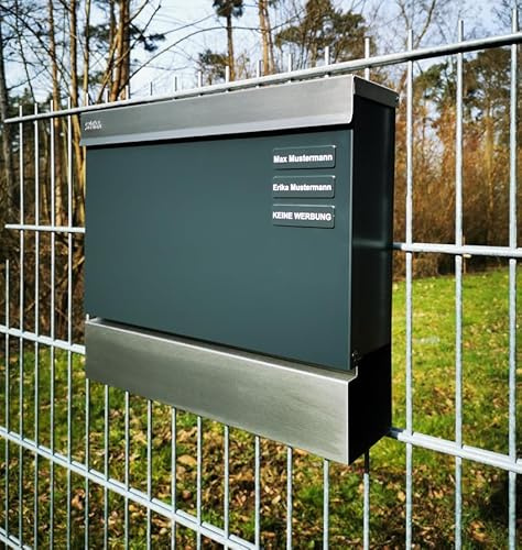 Briefkasten Befestigung (Edelstahl, Zaunbefestigung)