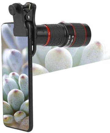 Tele Lens 20X, TELEZOOM Lens Long Focus Focus Objectivement Lentille de L'objectif de Téléphone Portable avec pour Les Concerts des événements Sportifs Bird Regarder Le