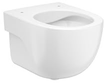 ROCA A346244000 TAZA 480 MM. SUSPENDIDA MERIDIAN-N COMPACTO RIMLESS BLANCO (CISTERNA Y ASIENTO NO INCLUIDO)