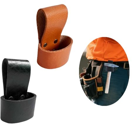 2 Pcs Hammer Holder Professional Leather Hammer Holster Axe Sheath for Outdoor
