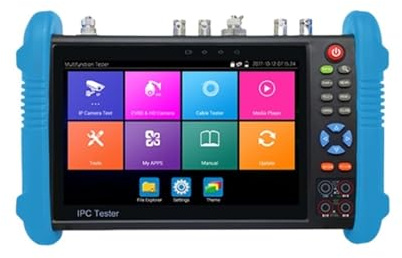 Tester per telecamere a circuito chiuso IPC 9800 Plus CCTV Tester Telecamera IP Coassiale HD Test AHD CVI TVI Tester For Telecamera PoE RJ45 Cavo UTP TDR Tester Da 7 Pollici(IPC 9800 Plus)