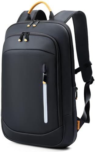 Lekespring Mochila Hhombre Trabajo, Mochila Portatil 15.6, Grande Hombre Mochila Oficina Mujer, Negra