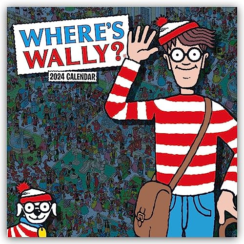 Where's Wally? – Wo ist Wally 2024 – Wand-Kalender: Original Carousel Calendar [Mehrsprachig] [Kalender]