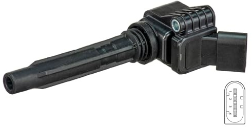 DELPHI GN10632-12B1 Zündspule 12V Kompatibel mit VW Golf 7 Schrägheck 5G1, BQ1, BE1, BE2 9A7905110 06H905110D 06J905110D | Kompatibel mit: AUDI A1, A1 Sportback, A1 Sportback, A3, A3 Cabriolet, A3 Limousine, A3 Sportback, A4 Allroad B8