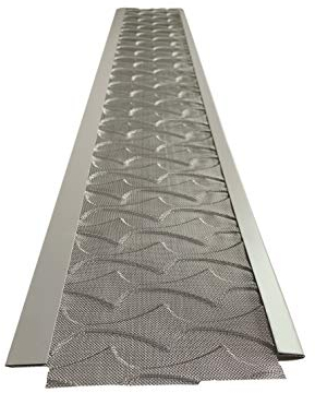 Superior Gutter Guards Dachrinnenabdeckung aus Edelstahl mit erhöhter Siebtechnologie, DIY konstruiert, passend für jede traditionelle 12,7 cm Dachrinne – 12,7 m Set