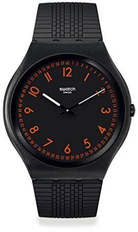Swatch Montre Skin Irony SS07B106 BRUSHED RED, bracelet