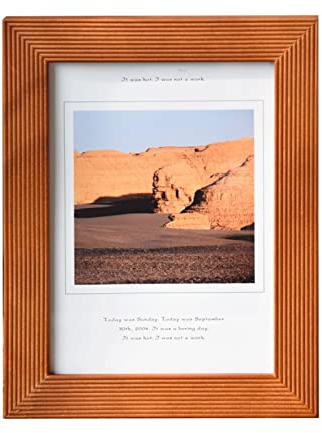 luckxuan Fotorahmen/Bilderrahmen Bildrahmen aus Holz High -Definition -Glas for Tischplattenanzeige und Wandmontage -Fotorahmen Leerrahmen (Color : A, Size : 7 inch)