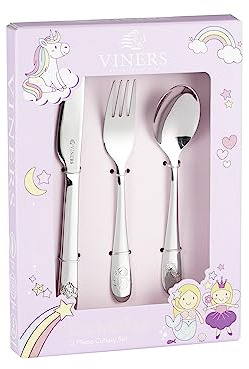 Viners Enchanted 3 PCE Kids Cutlery Set