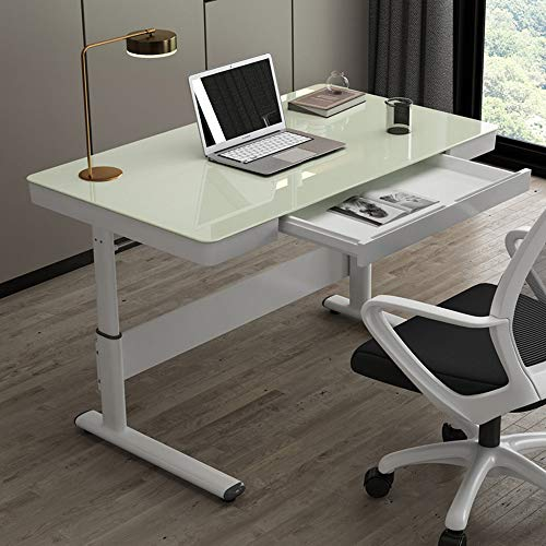 GArcan Stehpult, Besprechungstisch, höhenverstellbarer Computertisch, Heimschreibtisch, Laptop, einfacher Schreibtisch für Studenten, Schreibtisch für Schlafzimmer/Wohnzimmer/Büro