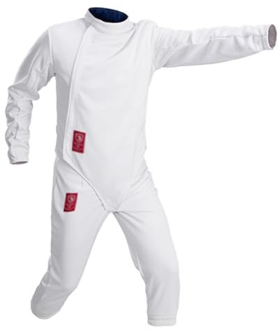 DJJYCTNM 350N Fechtsport-Uniformanzug – Unisex-Hosen-Jacken-Westen-Set für Florett-Degensäbel (Color : Left Hand, Size : 40#)