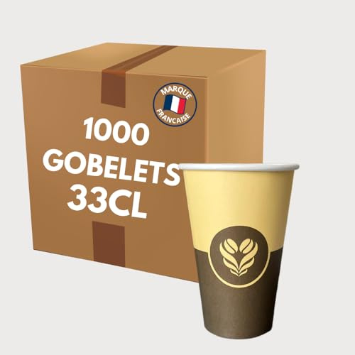 COVR Kaffeedekor Pappbecher (33cl - 12oz / 1000 Stück)