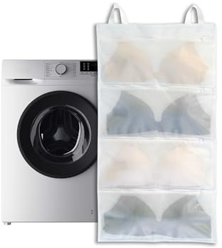 Yusunfun Wäschenetz bh für waschmaschine, Kann 4-BHs in einem bh wäschenetz zur gleichzeitigen Reinigung, Trocknung und Aufbewahrung halten, Effizienter 1-teilig(A-D)