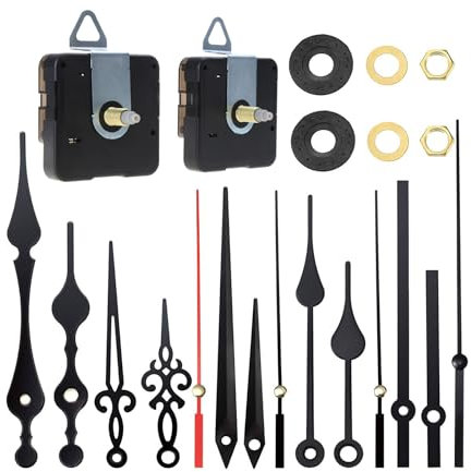Wsdsgz Schwarz/Gold Pendeluhr Bewegungsmechanismus Für Uhren Handreparaturteile Taktuhr Bewegungskits