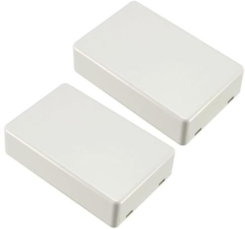 TOP-VIGOR 70 x 45 x 18mm Mini Dustproof Electrical Junction Box ABS | Plastic Project Boxes for DIY Electronics Projects, Indoor Power Module Case, Instrument Case Box