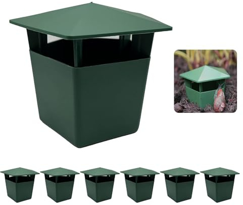 Juego de 6 trampas para Caracoles Reutilizables para jardín, Trampa para babosas con Cerveza, efectiva contra limacos, Segura y Limpia, Trampa para Caracoles de Acuario (6-Piece)