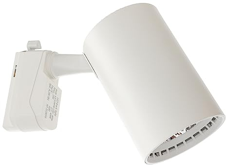 Gatuida Foco De Riel Led Cob De 20w Blanco, Lámpara De Techo Ajustable Para Iluminación Interior, Luz Para Tienda De Ropa y Exhibiciones Comerciales, Instalación Pared o Techo, Unidad De