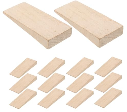 Kisangel 20 cuñas de mantenimiento para reparación de hachas: cuña de refuerzo para mangos de hachas y martillos - Herramientas de exterior y jardinería. Cuñas de madera.