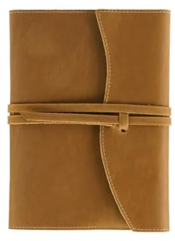 Generisch Leder-Notizbuch-Planer-Buchhülle im A6/A5-Format(Brown A6)