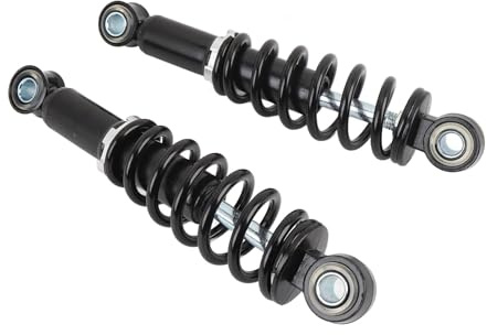 SENECESLI Amortiguador Trasero de Motocicleta, Amortiguador Trasero de 200 Mm, Suspensión de Resorte de Aleación de Acero con Ajuste Universal para Bicicleta Eléctrica, Scooter, ATV, Moto de Cross
