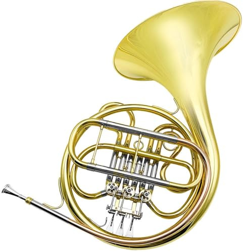 Professionelles Waldhorn Einreihiges F-Tasten-Waldhorn Mit Drei Knöpfen Professionelles Blechblasinstrument Verbundenes Horn