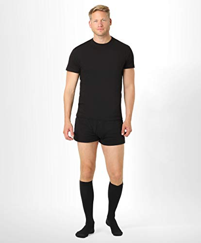 Pani TERESA MEDICA Kompressionsstrümpfe Herren Medizinische Stützstrümpfe Knielange Kompressionssocken Männer Thrombosestrümpfe Reisestrümpfe 13-21 mmHg Für Reise Flug Sport Rad Fahren Laufen