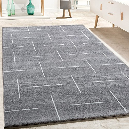 Paco Home Tapis De Créateur Salon Design Moderne en Turquoise Gris, Dimension:160x230 cm