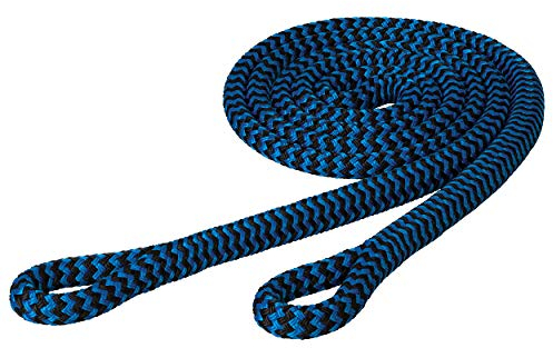 Weaver Leather Ken McNabb Yacht-Zügel, Schwarz/Blau, 1,4 cm x 2,4 m