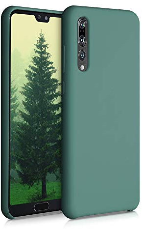 kwmobile Cover per Huawei P20 Pro Custodia - Back Case per Smartphone in Silicone TPU - Protezione Gommata - verde militare