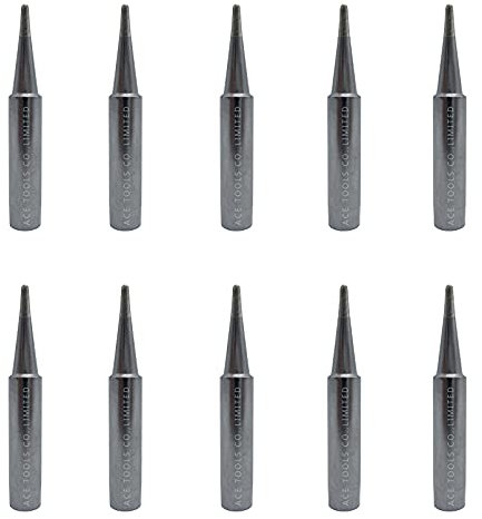 900M-T-B Conical 0.019 / 0.5mm Soldering Tip Replace for 907ESD 936ESD 937 64-053 3020-XTS M12SI-0 936B 853D Solder Iron Tips (10)