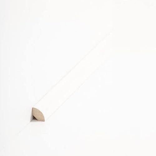 PROVISTON Plinthe quart 19/14 | Blanc | 14 x 14 x 2000 mm | apprêtée | Plinthe en bois massif | Plinthe | Design sobre | 10 m
