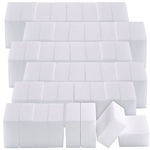 PEARL Schmutzradierer Schwämme: 48er-Set XXL-Premium-Schmutzradierer, 2 Dichten, je 12,5 x 6,5 x 3 cm (für Tapeten, Reinigungs-Schwamm, WC)