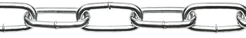 RS PRO Link Stahl Kettenglied, Zink, 10m