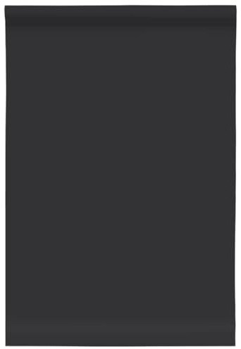 vidaXL Adesivo per mobili autoadesivo nero opaco 90x500 cm PVC