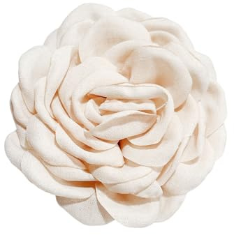 90mm Broche Délicate En Forme De Camélia Pour Femmes Et Filles, En Tissu Fait à La Main, Corsage Floral, Fête De Mariage, Danse, Robe, Costume, Vêtements, Accessoires, Bijoux, Cadeaux