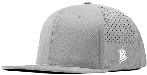 Branded Bills Bare Performance Mütze, mit Flexfit-Schweißband, verstellbarer Snapback, Komfort-Stretch, schnell trocknend, wasserabweisend
