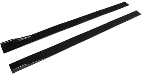 Seitenschweller Auto Seitenschweller Splitter Winglet Seitenflügel Stoßstangenlippe Für VW Für Jetta Für Passat Für Variant Für TOURAN Für TIGUAN Für Scirocco Winglet Diffuser(Schwarz)