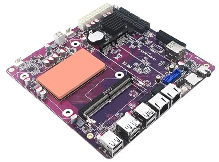 Glovary NAS Mainboard N305 Mini ITX, 2 x i226V 2.5GbE LAN NAS Motherboard, Barebone, 1 xDDR5, 2 xM.2 NVMe SSD Slot, 6 xSATA3.0, 1 xPCIe3.0 x4 Slot, TF Card Slot, SPK/MIC