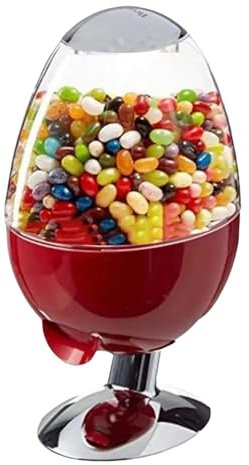 Snack Storage Box Automatic Snack Machine with Motion Sensor Automatic Candy Dispenser for Nuts, Coffee Beans Used for Various Parties and Festivals(Red)