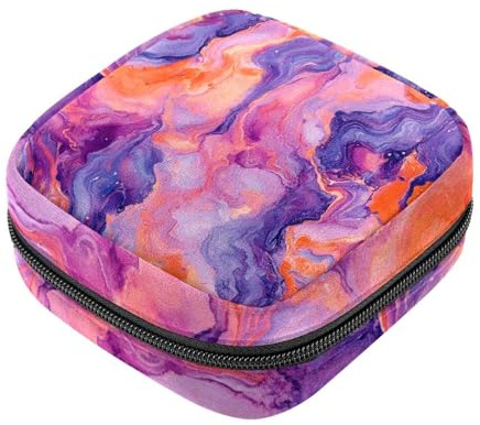Marmortextur, nahtloses Muster, Menstruationsbeutel, Damenbinden-Aufbewahrungsbeutel für Damen, große Kapazität, Menstruationspads, Tampons, Sammeltasche, Geldbörse