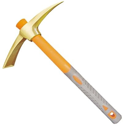 Alcotana pala-pico 2800 g, herramienta de albañilería, ideal para excavación y movimiento de tierra en jardines y obras.