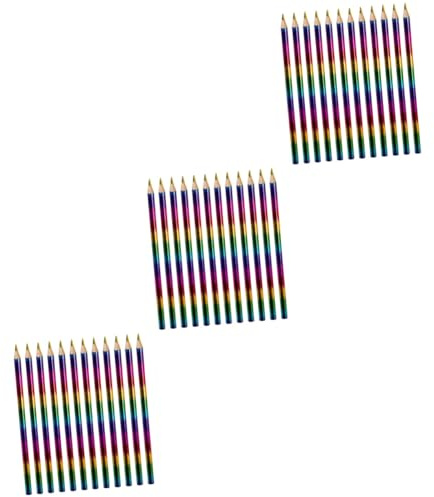 HOMSFOU 3 Series Lápices De Lápices Solubles En Agua De Dibujo Pequeños Dibujando Lápiz De Color Festivos Lapices De Pintura De Madera 12 Piezas X 3