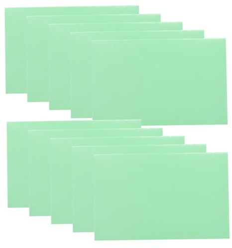 YARNOW Paños para Pulir Joyas de Plata 10 Piezas Diseño de Doble Capa en Microfibra y Papel Verde, Prácticos y Resistentes para Limpieza y Cuidado Eficaz
