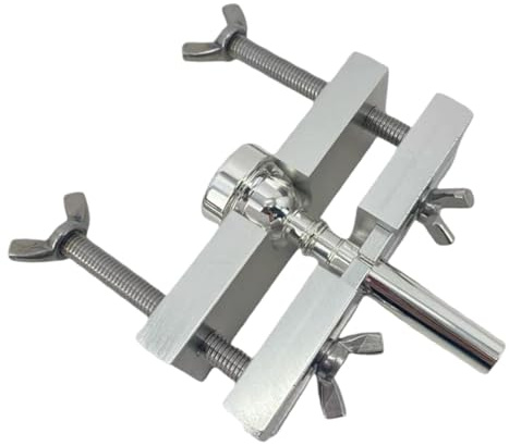 Chosertory Metal Trumpet Mouthpiece Puller Tool, Trumpet Horn Mouthpiece Puller Easy to Use, Adjustable Mouthpiece Puller Tool Remover Holder Tools For Brass-Wind Instruments (Silver)