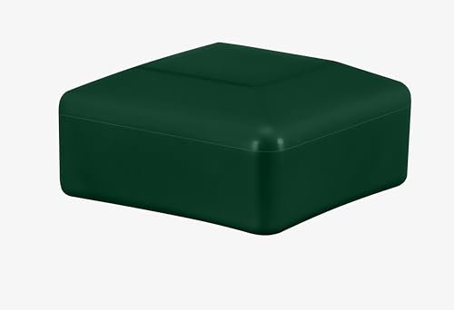 EMFA Capuchon pour Poteau carré 70x70 mm Vert 1 pièce Chapeau de clôture Tube Plastique 7x7 cm